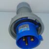 Ficha Industrial Macho 32A 2 P + Tierra- Ip67- Sica- Color Azul 924311
