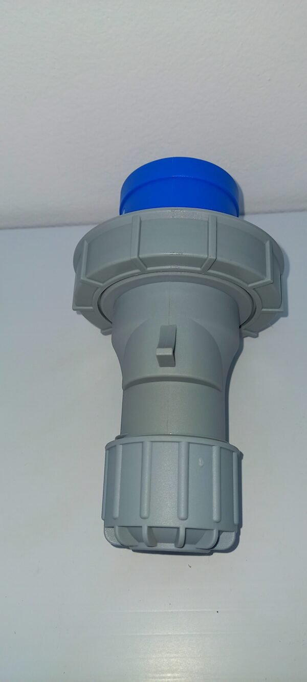 Ficha Industrial Macho 32A 2 P + Tierra- Ip67- Sica- Color Azul 924311