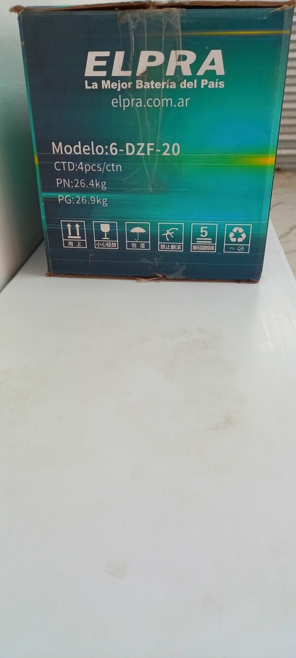 Baterías ELPRA 6dzf20 pack x 4 unidades