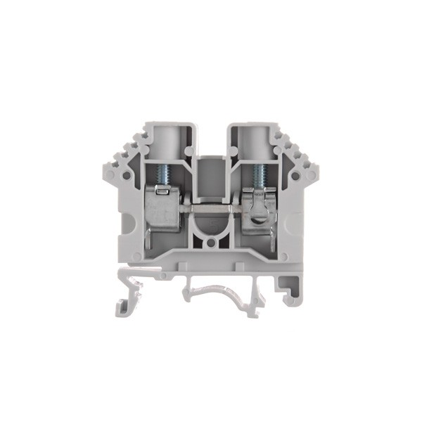 Borne Bornera Paso 10mm Bpn Riel Din Zoloda Gris Pack X50